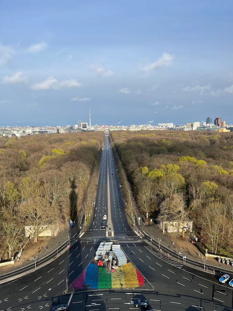 Tiergarten Park and the Victory Column