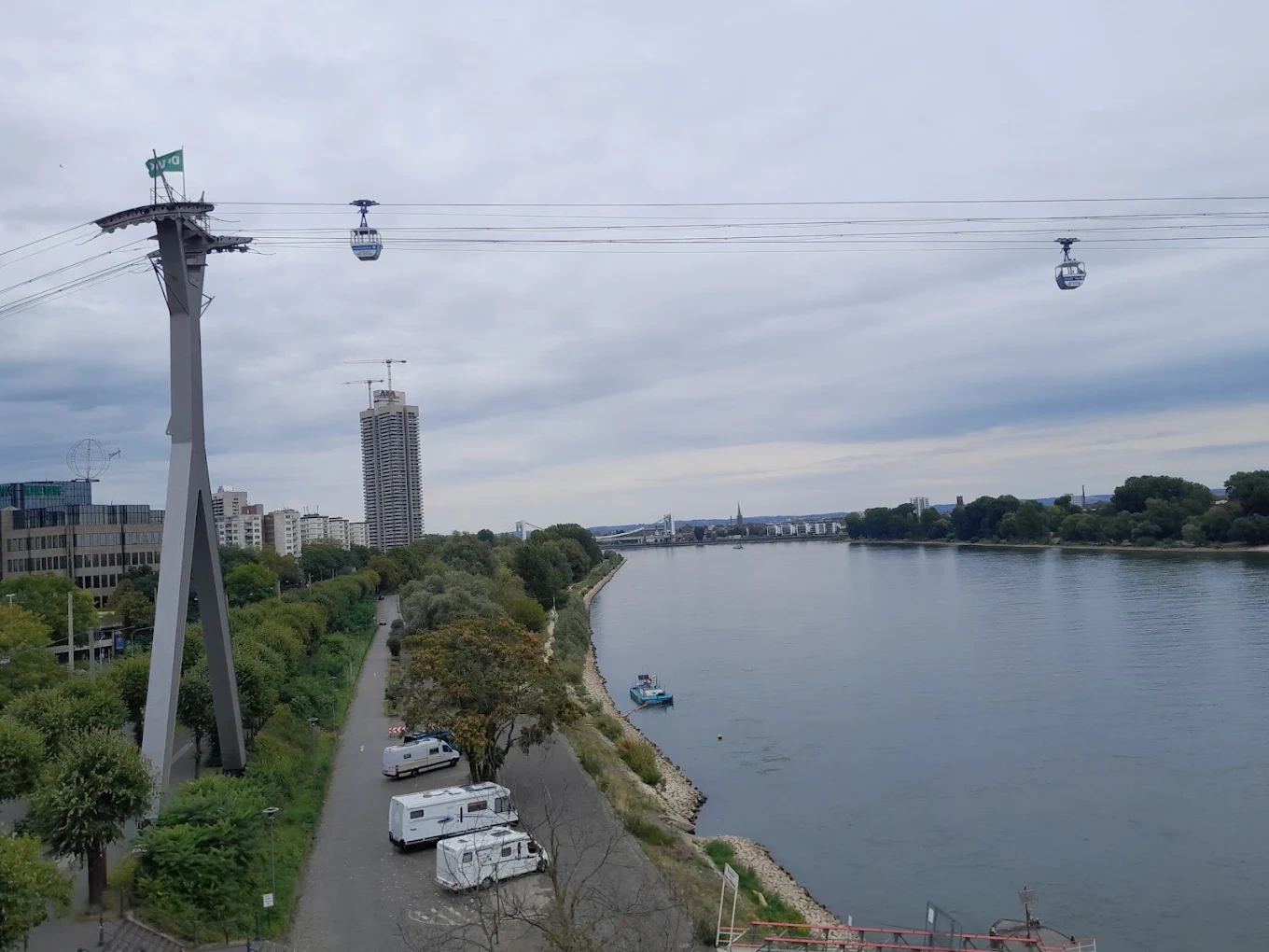 Rhine Park and Cable Car (Kölner Seilbahn)
