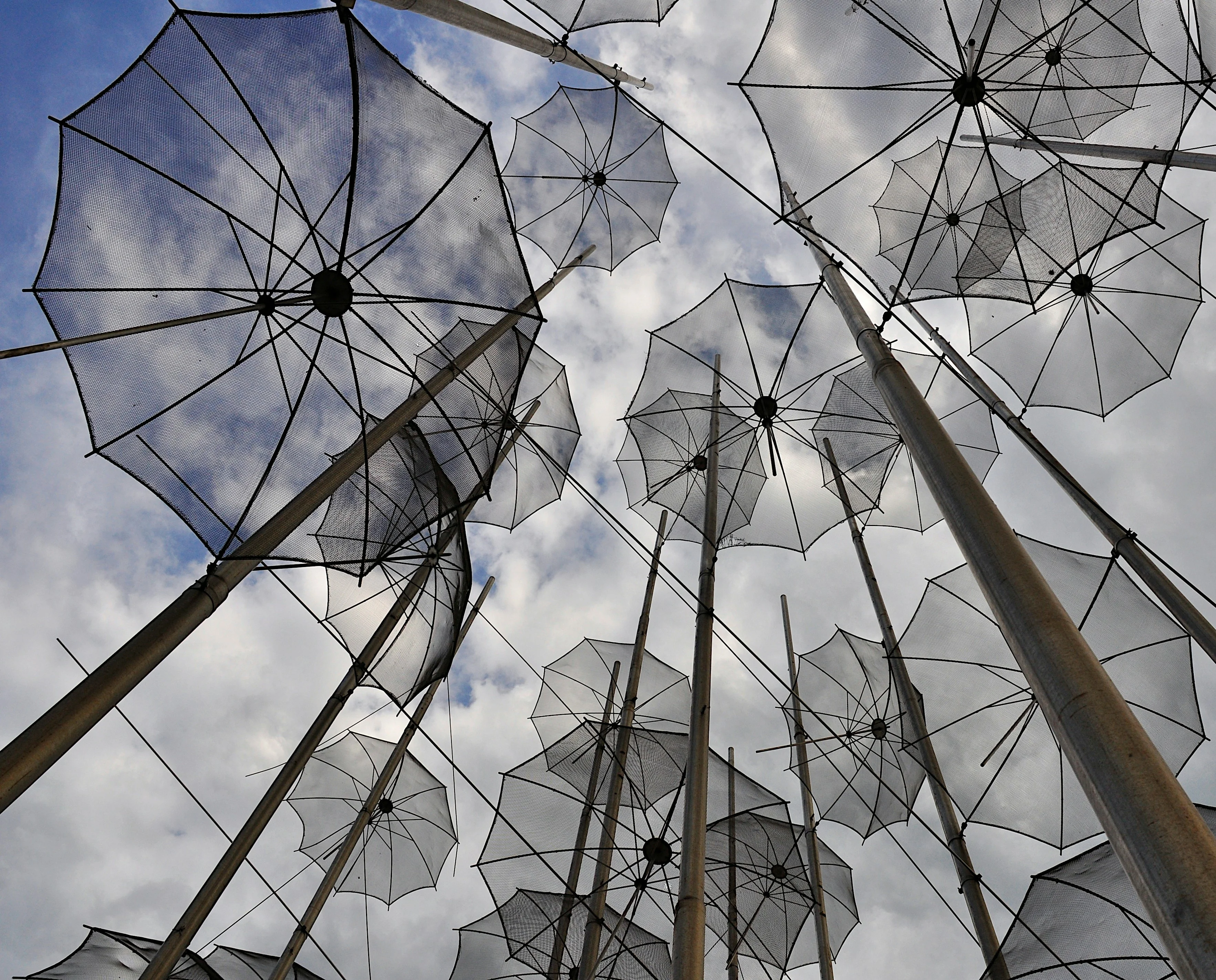 The Umbrellas Sculpture