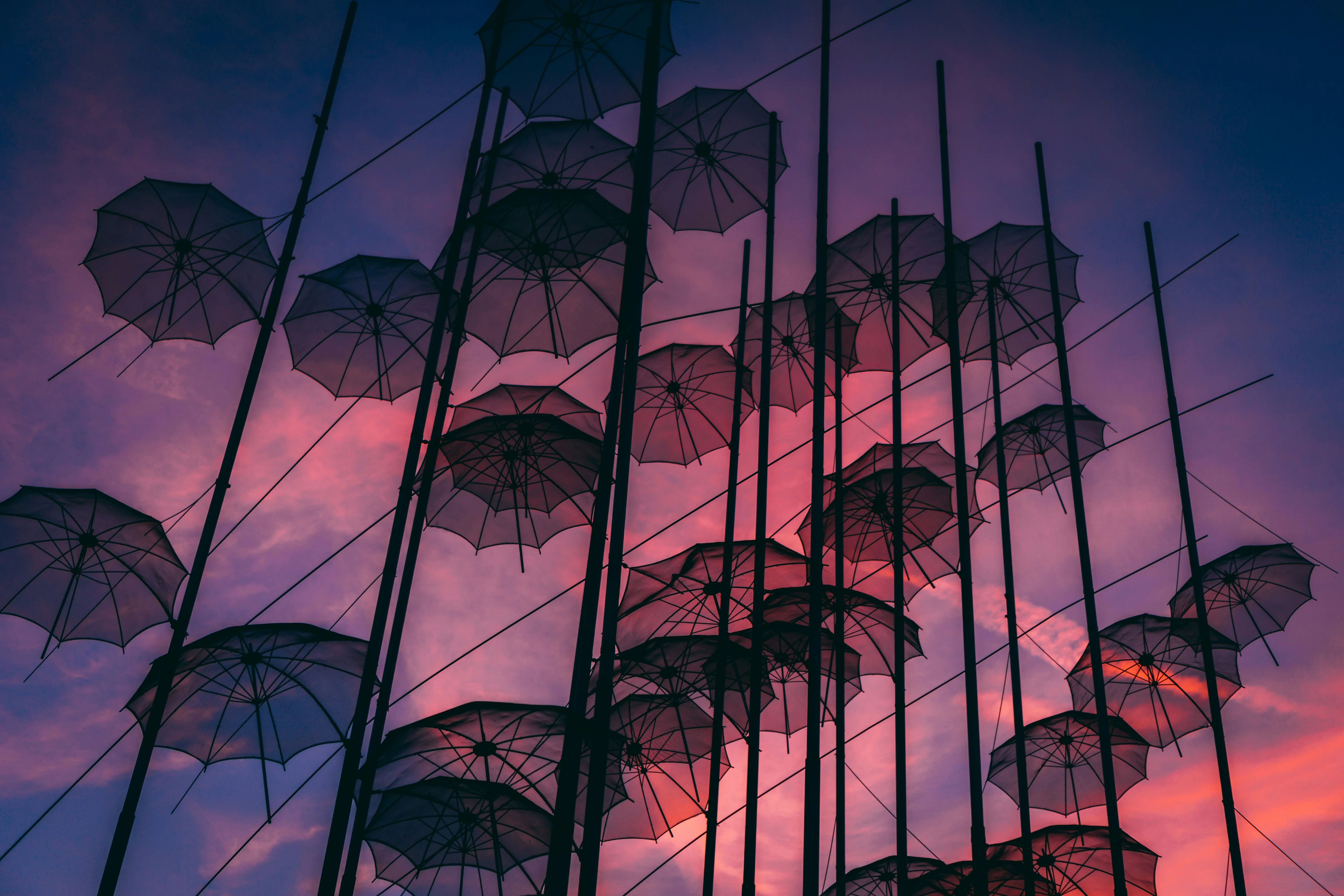The Umbrellas Sculpture