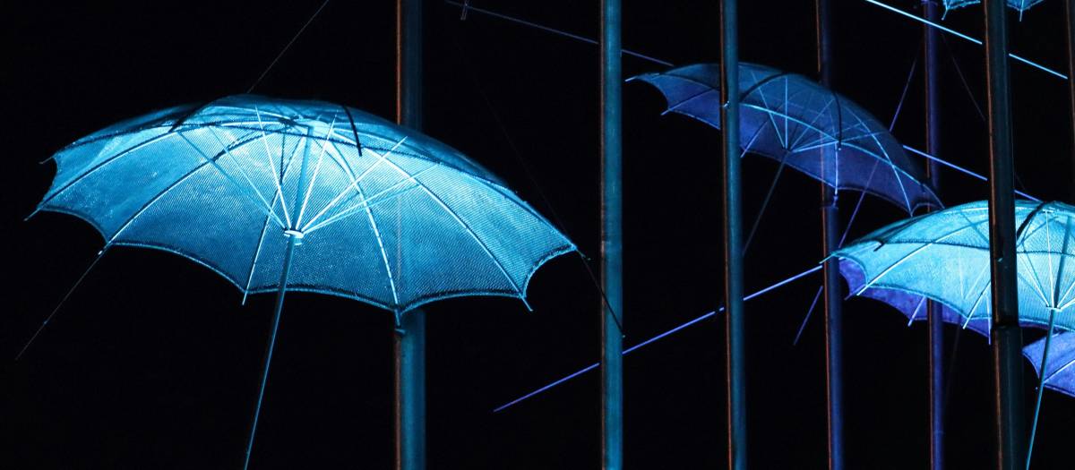 The Umbrellas Sculpture